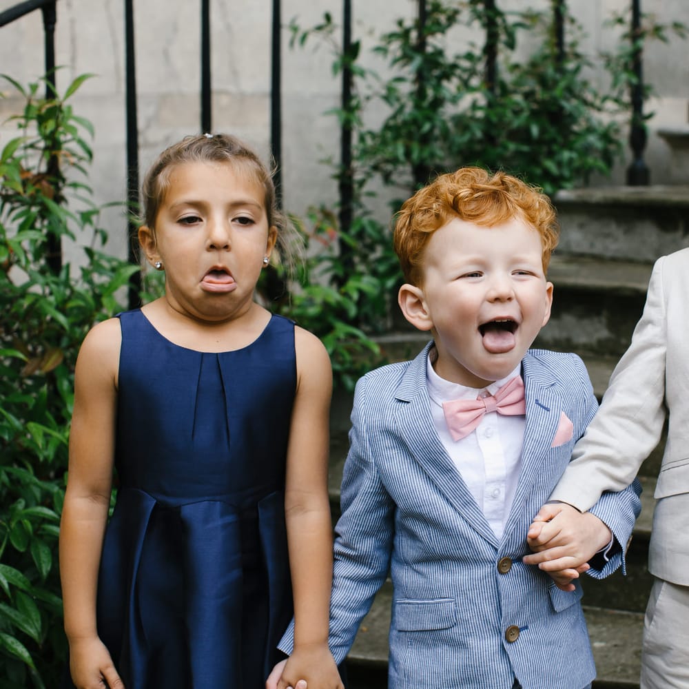 Page Boys & Flower Girl | Monochrome Wedding at Syon Park London | Chris Barber Photography | Second Shooter Beatrici Photography
