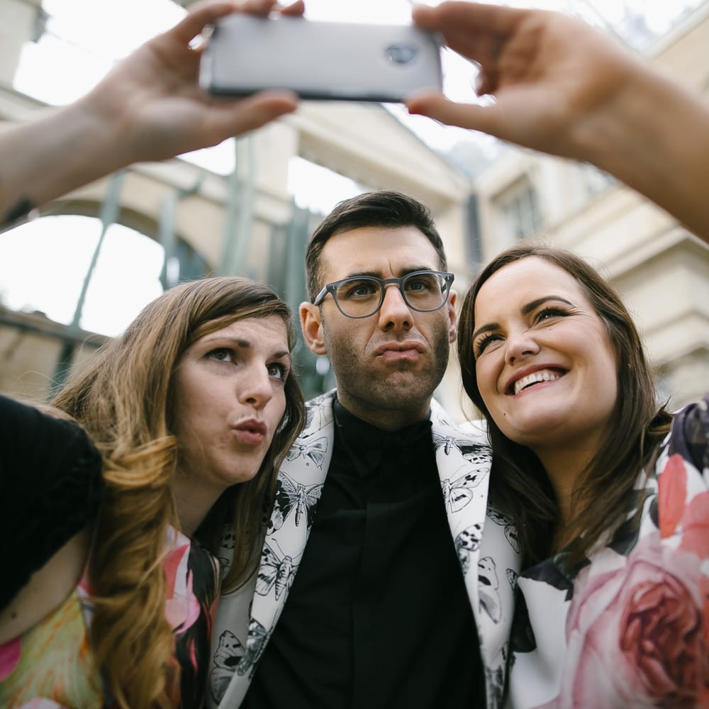 Wedding Guests | Monochrome Wedding at Syon Park London | Chris Barber Photography | Second Shooter Beatrici Photography