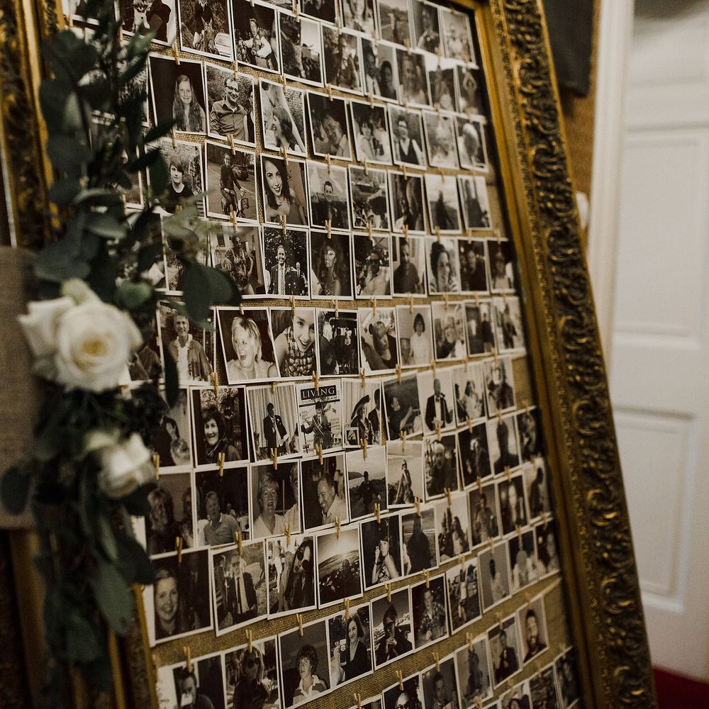 Polaroid Picture Seating Plan