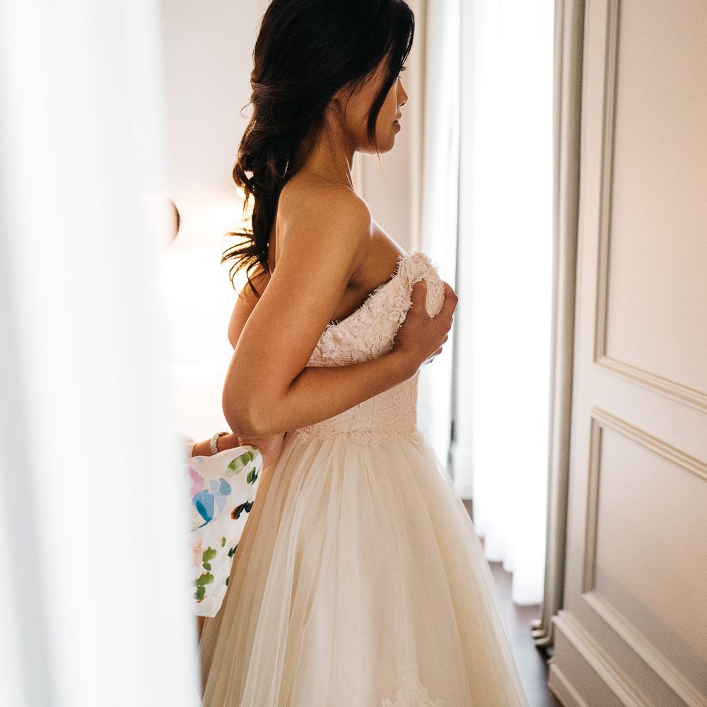 Bridal Preparations | Modern Trousseau Eveline Wedding Dress | Stefano Santucci Studio Photography | Second Shooter Giuseppe Marano | Gattotigre Films