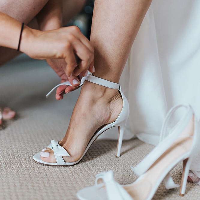 Alexandre Birman White Sandals For Bride