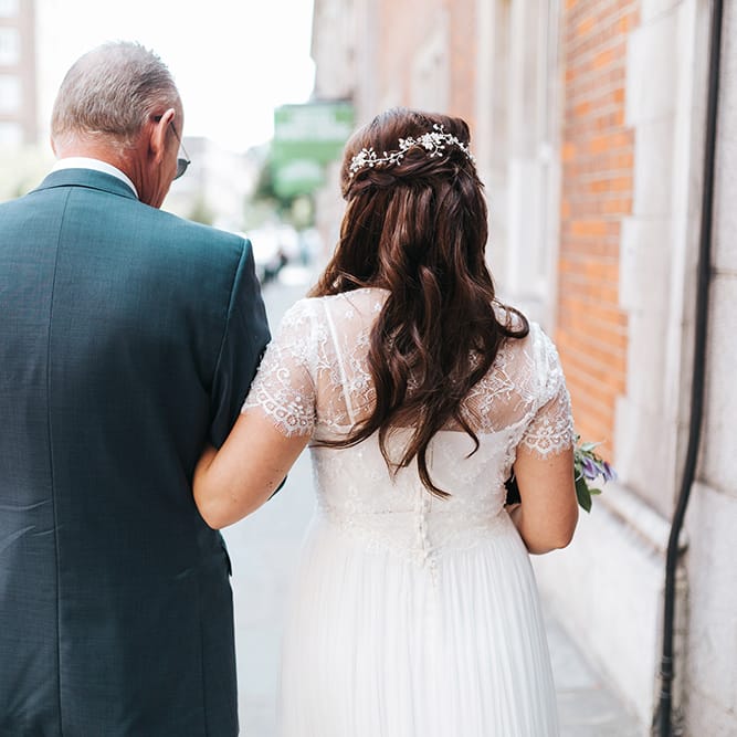 Beautiful Bride In Catherine Deane