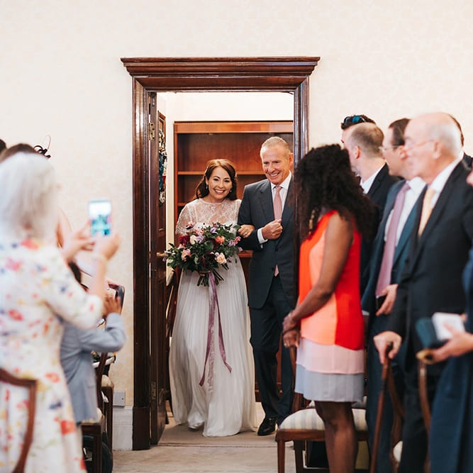 Civil Wedding Ceremony At Chelsea Town Hall