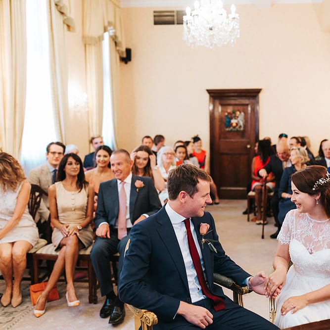 Civil Wedding Ceremony At Chelsea Town Hall