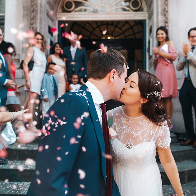 Civil Wedding Ceremony At Chelsea Town Hall