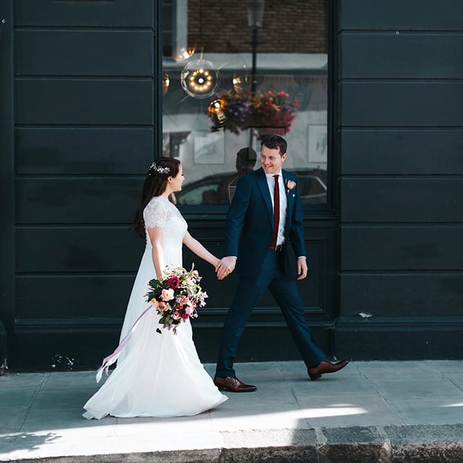 Brightly Coloured Wedding Bouquet