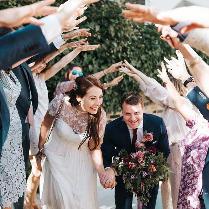 Bride & Groom Intimate London Wedding