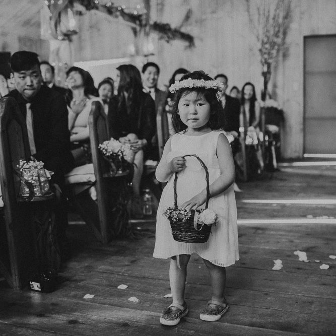 Cherry Blossom Filled Wedding With Bride In Bronze Watters Gown And Painted Floral Veil By BHLDN Venue Union Hill Inn California With Images By Matt Horan Photography