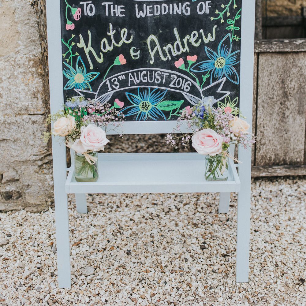 A Cotswold rustic wedding with mismatched bridesmaid dresses