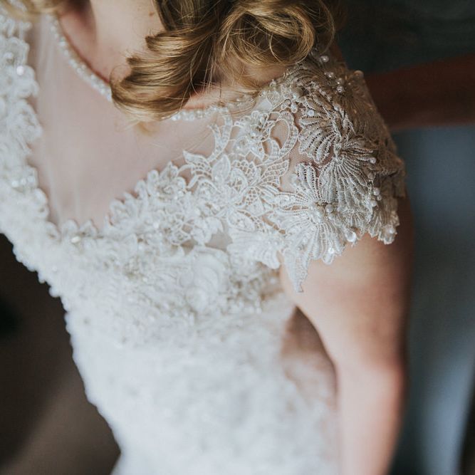 A Cotswold rustic wedding with mismatched bridesmaid dresses