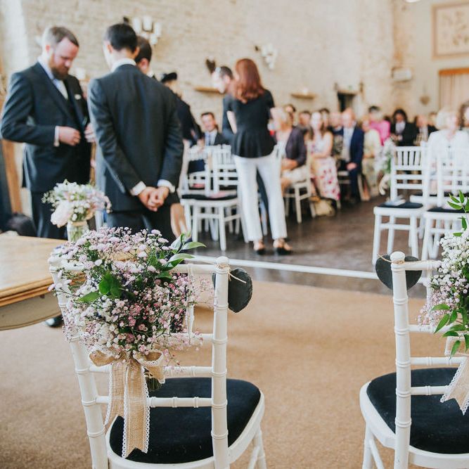 A Cotswold rustic wedding with mismatched bridesmaid dresses