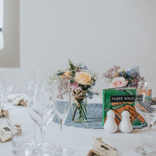 A Cotswold rustic wedding with mismatched bridesmaid dresses