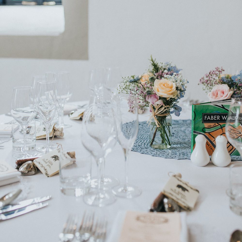 A Cotswold rustic wedding with mismatched bridesmaid dresses