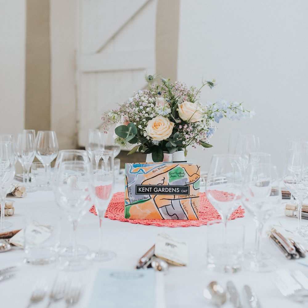 A Cotswold rustic wedding with mismatched bridesmaid dresses
