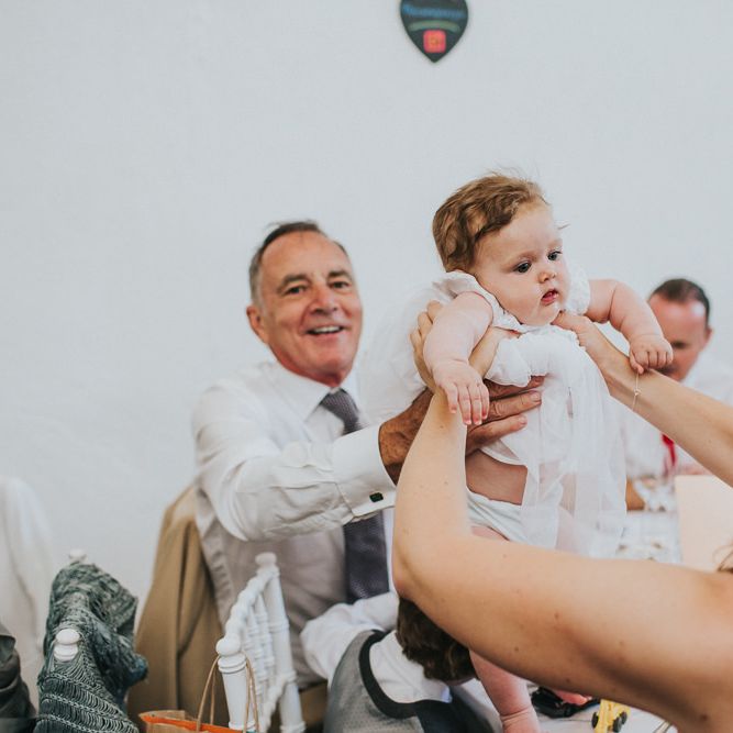 A Cotswold rustic wedding with mismatched bridesmaid dresses