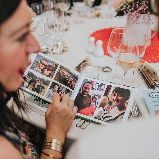 A Cotswold rustic wedding with mismatched bridesmaid dresses