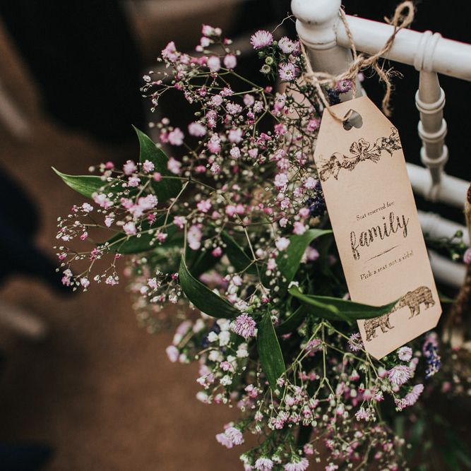 A Cotswold rustic wedding with mismatched bridesmaid dresses