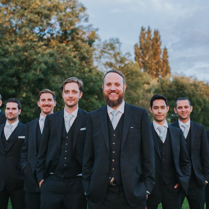 A Cotswold rustic wedding with mismatched bridesmaid dresses