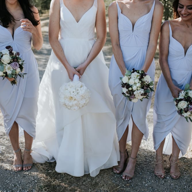 Fairy Light Canopy Wedding In Tuscany Italy Styled By Italian Eye And Photographed By Damien Milan Photography With Bride In Hayley Paige