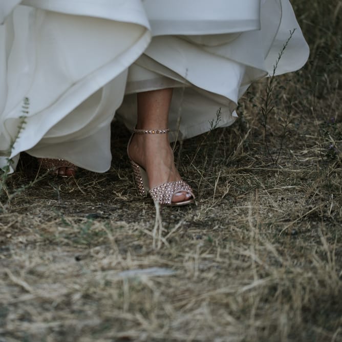 Fairy Light Canopy Wedding In Tuscany Italy Styled By Italian Eye And Photographed By Damien Milan Photography With Bride In Hayley Paige