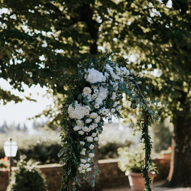 Floral Arch For Wedding Ceremony