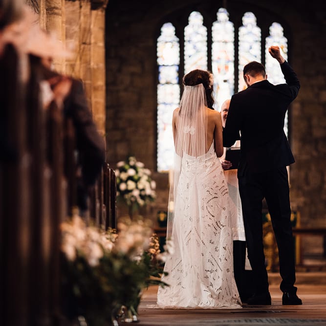 Rue De Seine Bride For A Rustic Luxe Wedding At Calke Abbey Riding School Groom In Reiss With Images By Samuel Docker Photography