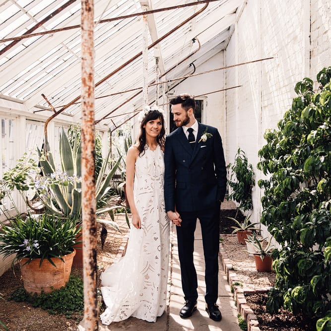 Rue De Seine Bride For A Rustic Luxe Wedding At Calke Abbey Riding School Groom In Reiss With Images By Samuel Docker Photography