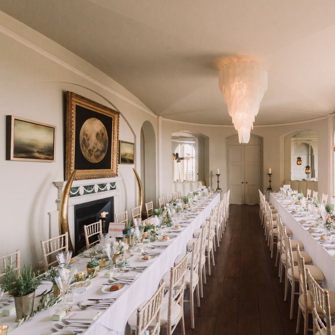 Wedding Breakfast Set Up