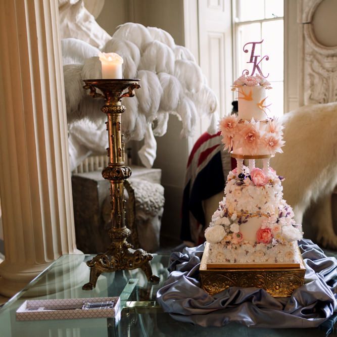 Five Tier Wedding Cake