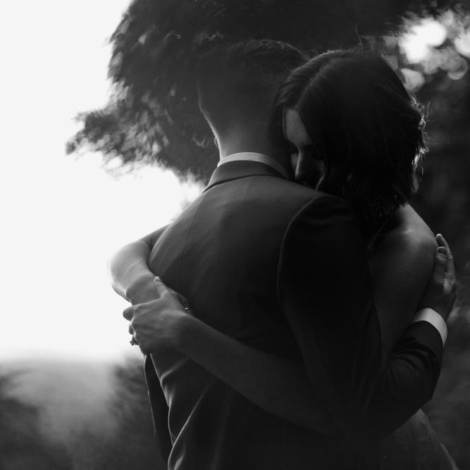 Romantic Bride & Groom Portrait