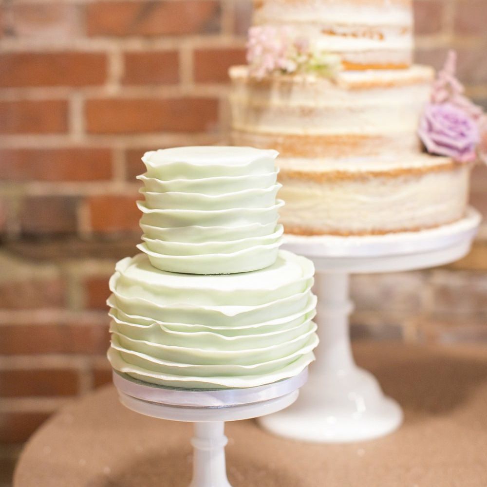 Mint Cream Wedding Cake | Pastel Wedding at Gaynes Park | Anneli Marinovich Photography