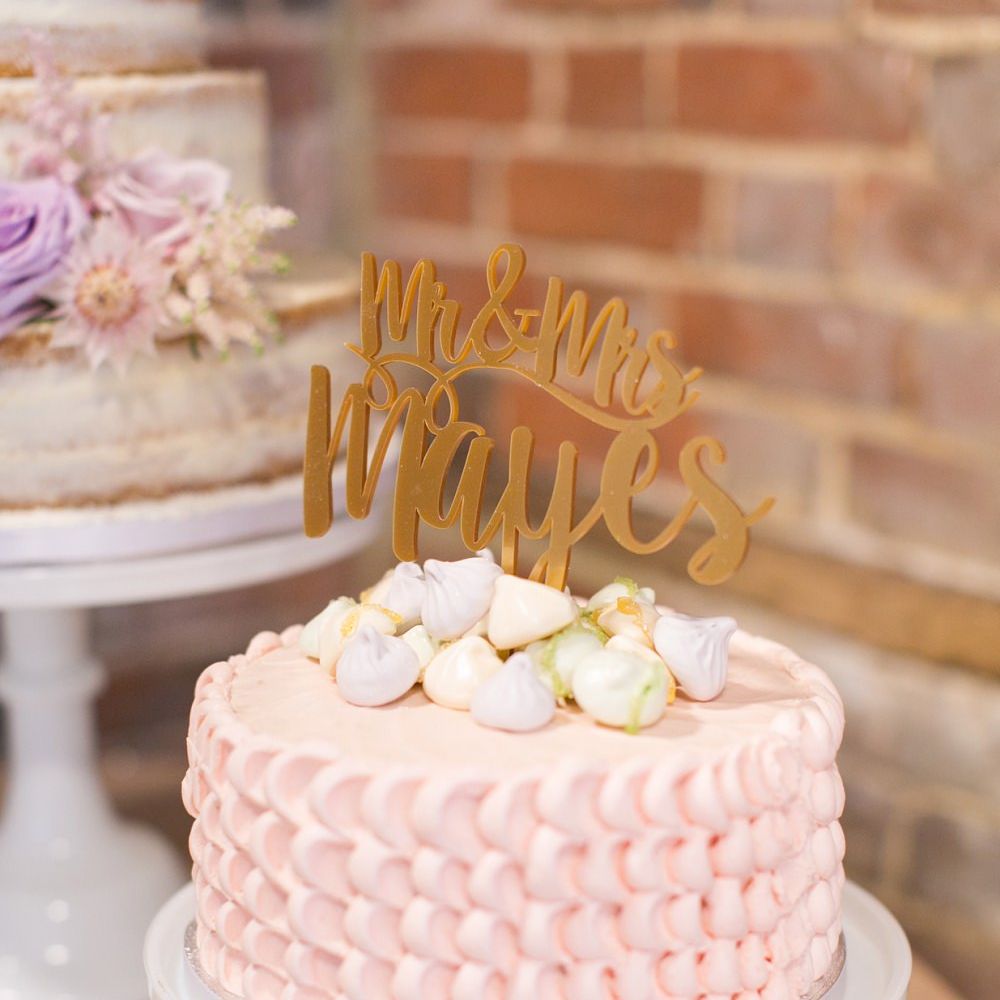 Pink Ruffle Wedding Cake | Pastel Wedding at Gaynes Park | Anneli Marinovich Photography