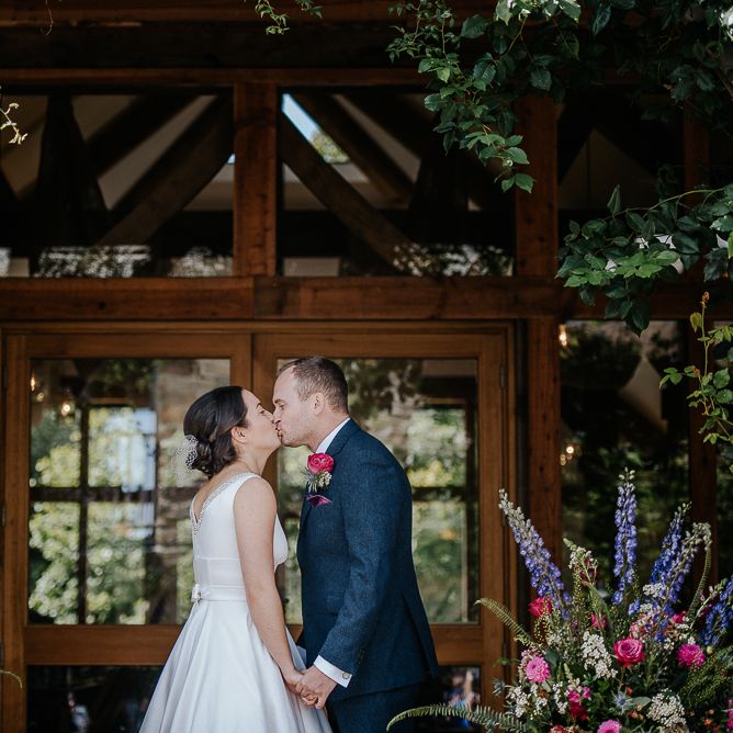 Outdoor Wedding Ceremony At Nancarrow Farm Cornwall