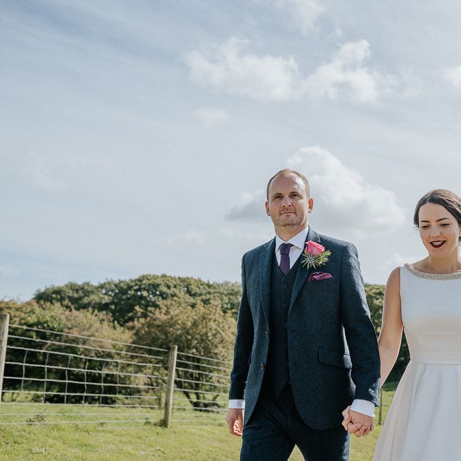 Bride In Candy Anthony Wedding Dress