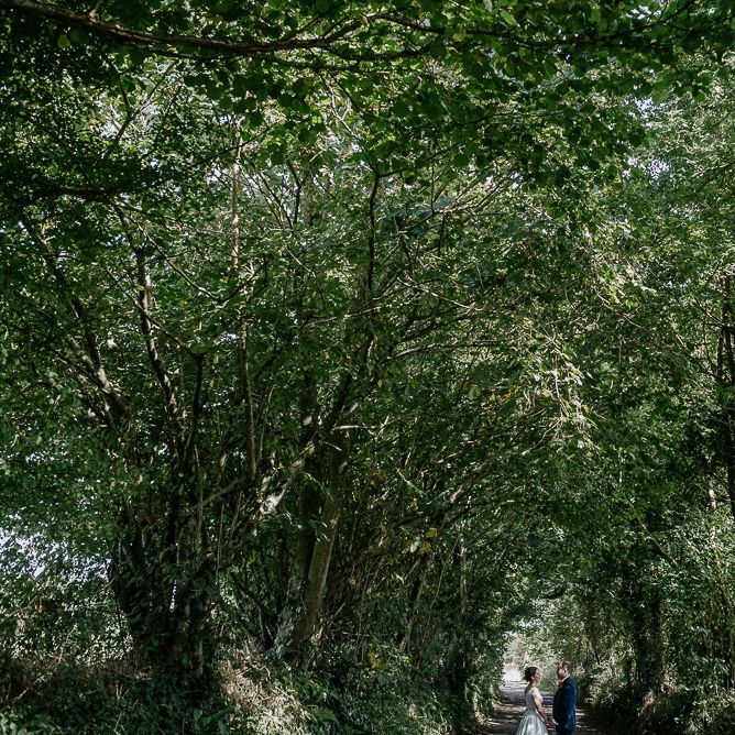 Bride & Groom Nancarrow Farm Wedding