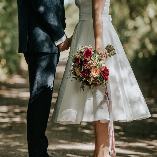 Bride & Groom Nancarrow Farm Wedding