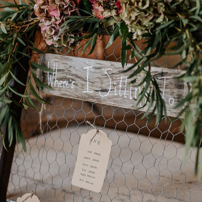 Rustic Table Plan