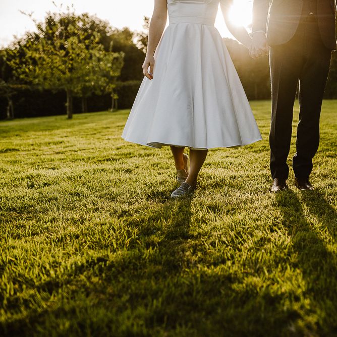 Bride & Groom Nancarrow Farm Wedding