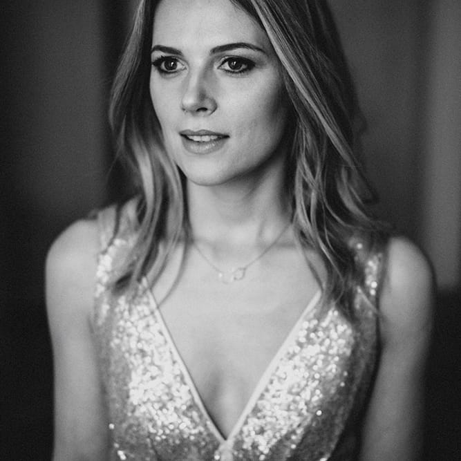 Sequin Bodice Bridal Gown by Truvelle