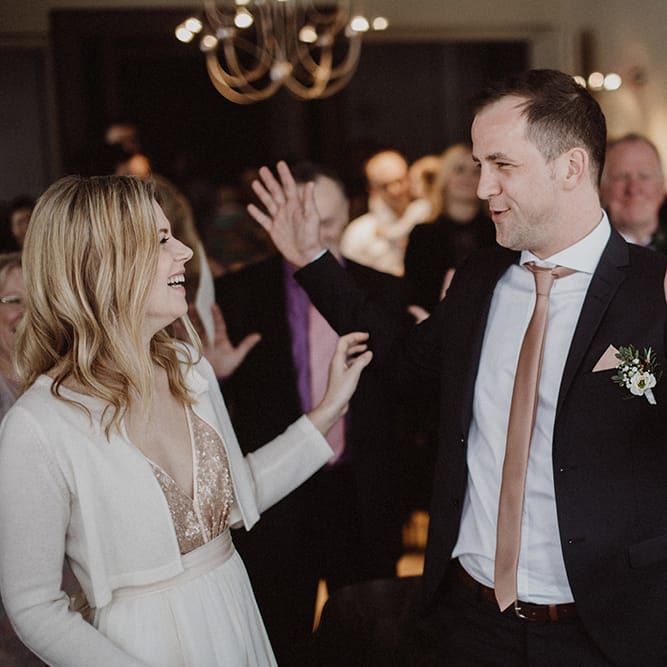 Snowy Winter Wedding In Bavaria With Bride In Truvelle