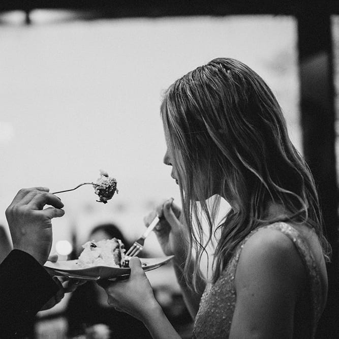 Bride In Sequinned Top Truvelle Dress
