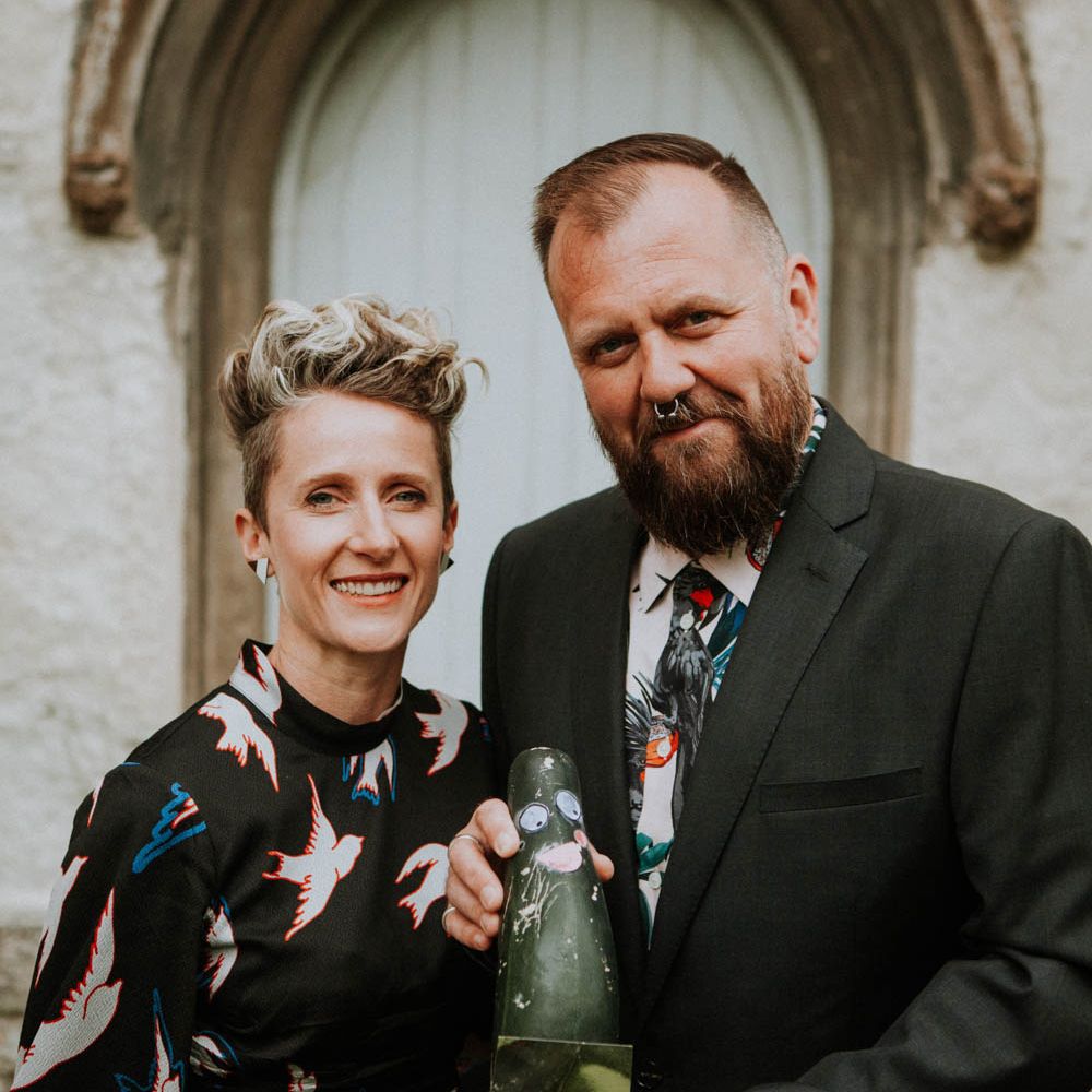 Prize Marrow Competition | Colourful DIY Barn Wedding at The Manor Barn, Cambridge | Meghan Lorna Photography