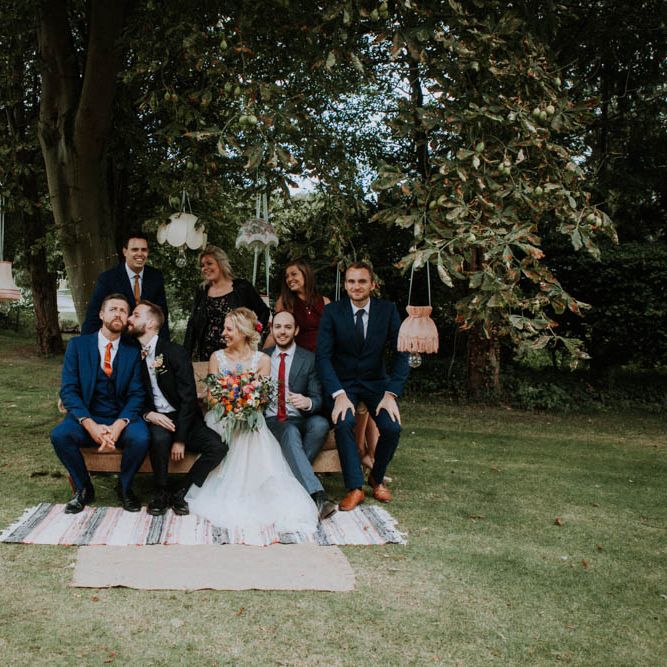 Wedding Guests | Colourful DIY Barn Wedding at The Manor Barn, Cambridge | Meghan Lorna Photography
