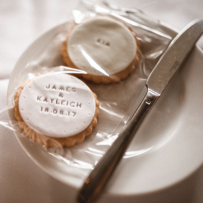 Personalised Biscuit Wedding Favours