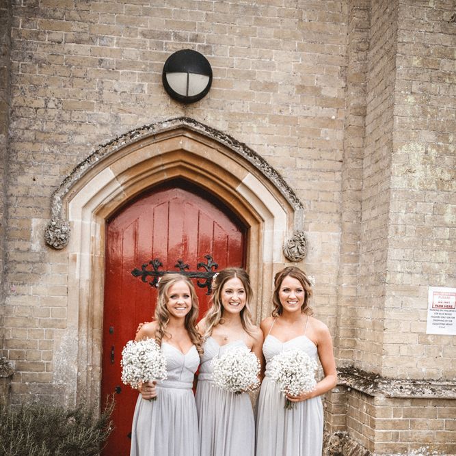 Pale Grey Bridesmaids Dresses From Oasis