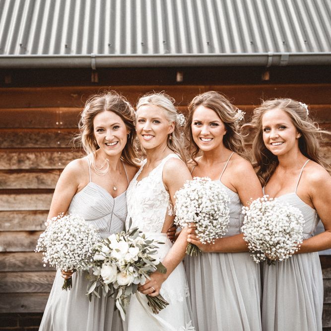 Pale Grey Bridesmaids Dresses From Oasis