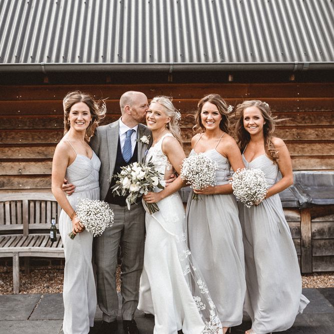 Pale Grey Bridesmaids Dresses From Oasis