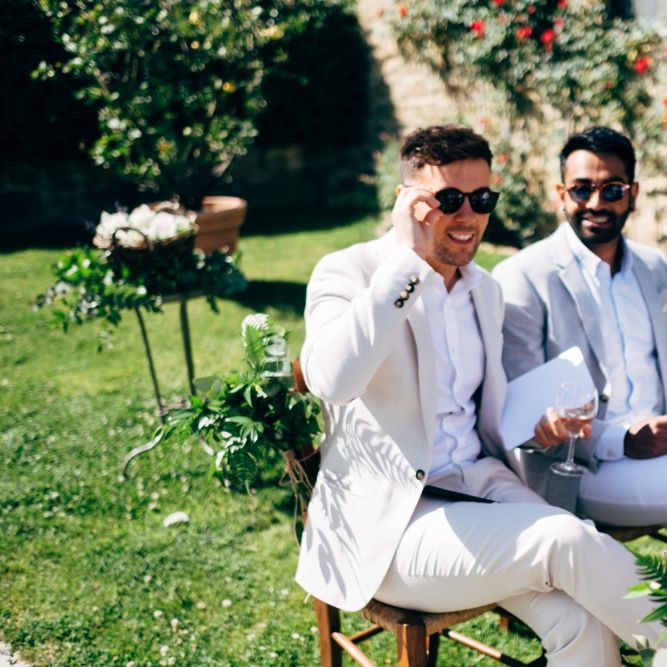 Wedding Guests | Outdoor Intimate Wedding at Casa Cornacchi in Tuscany, Italy | Dale Weeks Photography