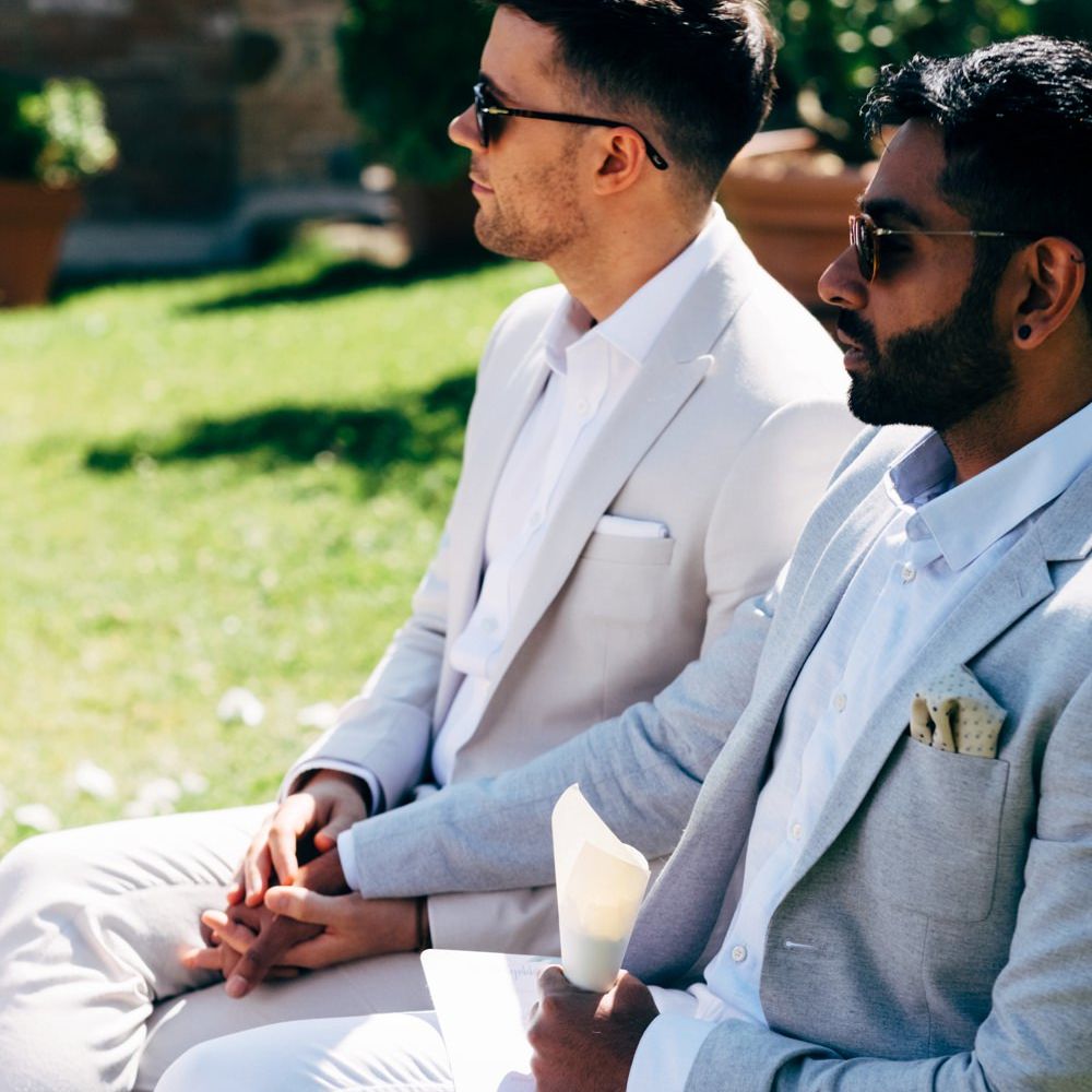 Wedding Guests | Outdoor Intimate Wedding at Casa Cornacchi in Tuscany, Italy | Dale Weeks Photography