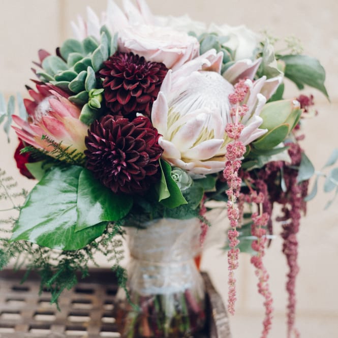 Protea Wedding Bouquet